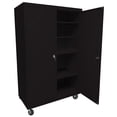 thumbnail image 1 of Pemberly Row Modern Industrial Office Mobile Storage Cabinet in Black, 1 of 1