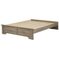 thumbnail image 1 of Pemberly Row Modern Queen Wood Platform Bed in Weathered Oak, 1 of 4