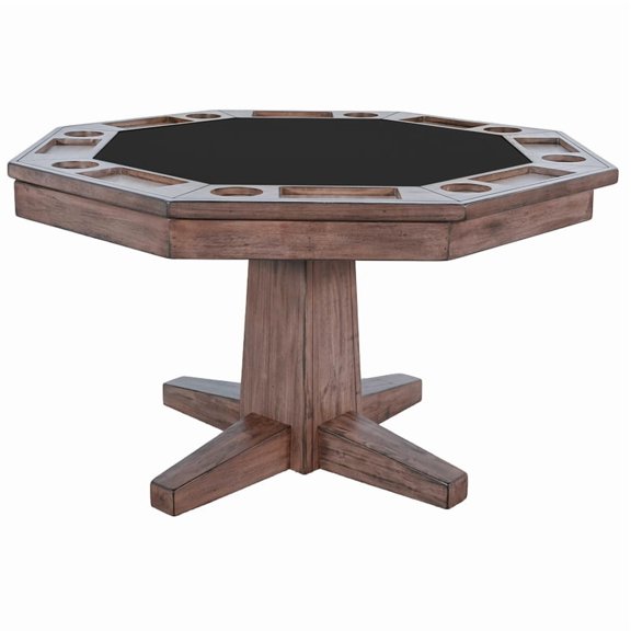 Pemberley Row Wood Buckskin Natural Game and Dining Table Rectangular Reversible Unassembled