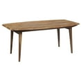 thumbnail image 1 of Pemberly Row Modern Solid Sheesham Wood Dining Table in Natural, 1 of 9