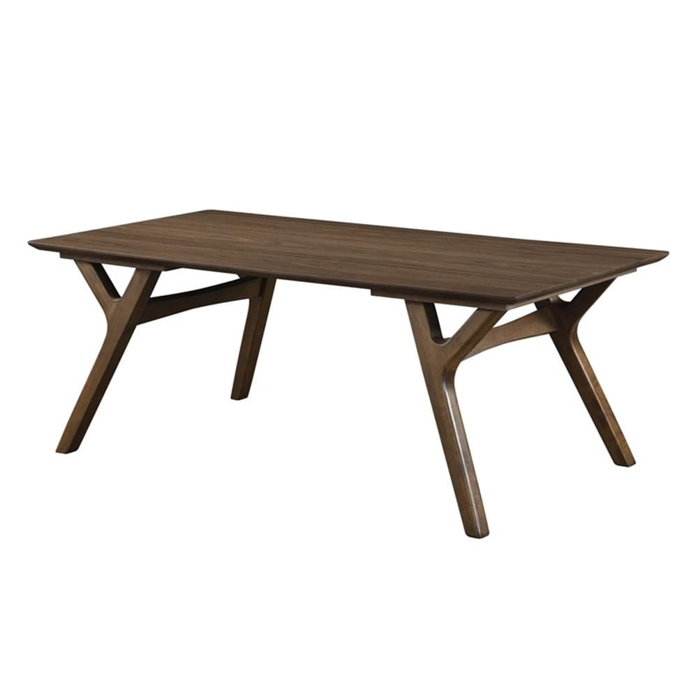 Pemberly Row Modern Solid Wood Construction Coffee Table in Walnut ...