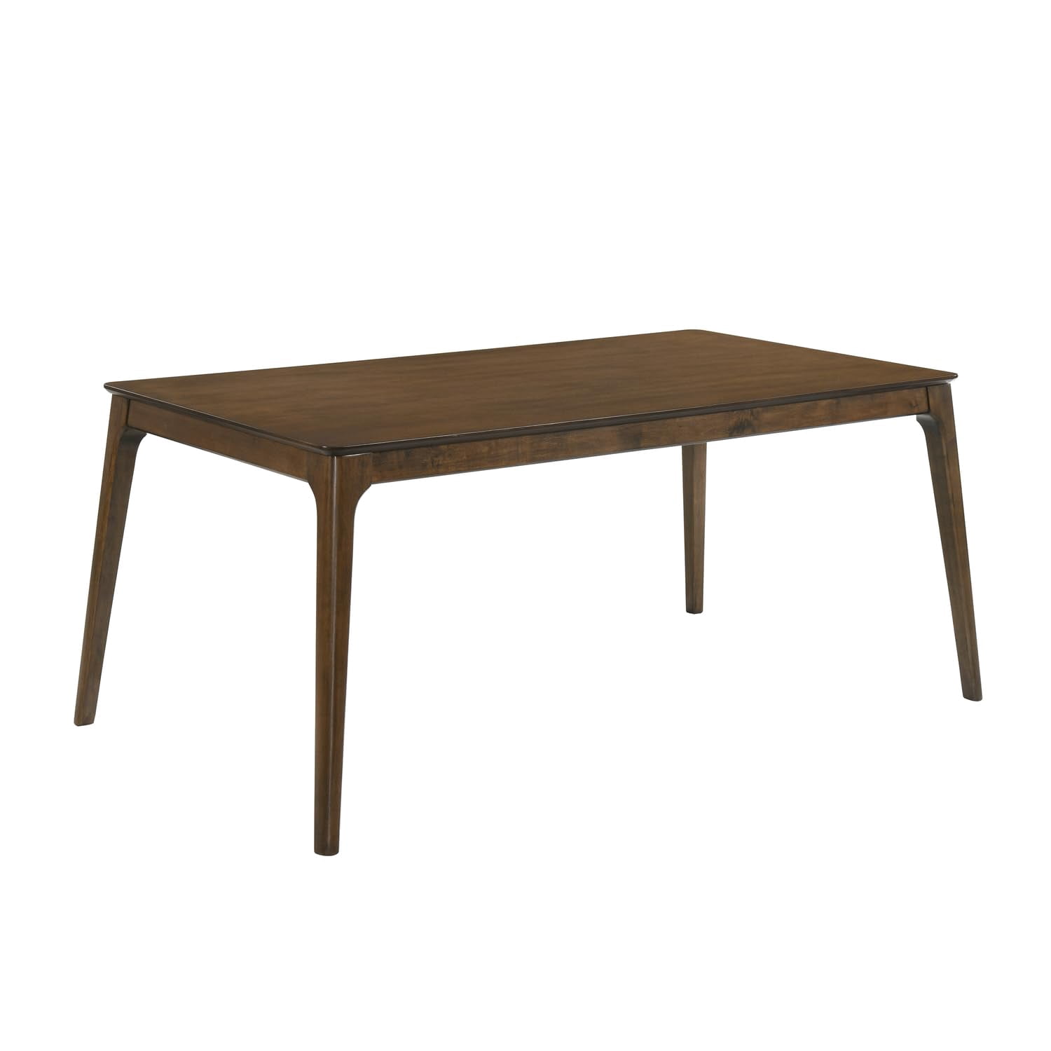 Pemberly Row Modern Solid Wood Rectangle Dining Table in Walnut ...