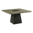 thumbnail image 1 of Pemberly Row Modern Square Dining Table in Gray and Dark Espresso, 1 of 4