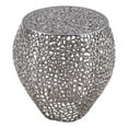 thumbnail image 1 of Pemberly Row Modern Style End Table made with Aluminium Casted in Silver Color, 1 of 6