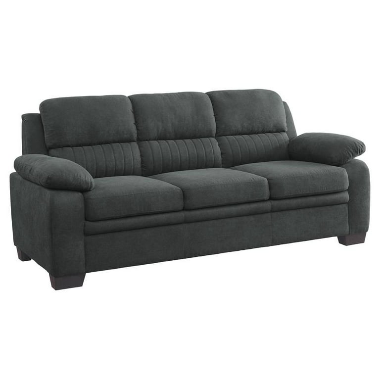 Pillow Top Arms In Dark Gray