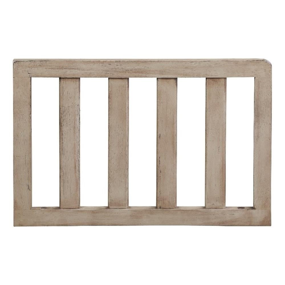 Pemberly Row Modern Traditional Wood Toddler Guard Rail in Natural