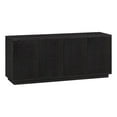 thumbnail image 1 of Pemberly Row Modern Transitional 57.13" Black Grain MDF TV Stand, 1 of 8