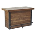 thumbnail image 1 of Pemberly Row Modern Transitional Chestnut Wood Finish 42" Home Bar, 1 of 10
