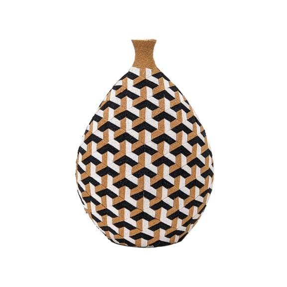 Pemberly Row Modern Transitional Cubism Decorative Paper Vase