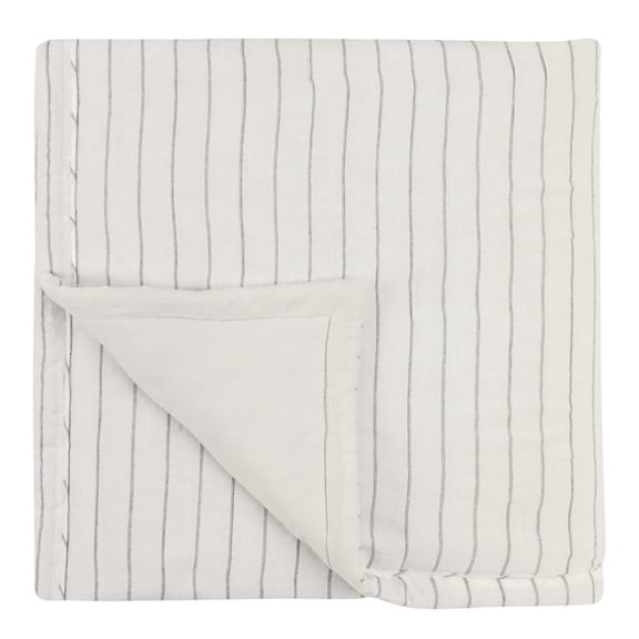 Pemberly Row Modern Transitional Ivory Comforter Euro Cotton Sham