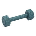 thumbnail image 1 of Pemberly Row Modern Transitional Speckled Blue Decorative Dumbbell, 1 of 5