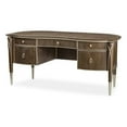 thumbnail image 1 of Pemberly Row Modern Transitional Wood Desk in Hazelnut Brown, 1 of 18