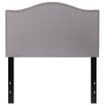 thumbnail image 1 of Pemberly Row Modern Upholstered Twin Panel Headboard in Light Gray, 1 of 8