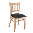 thumbnail image 1 of Pemberly Row Modern Vertical Side Chair in Natural (Set of 2), 1 of 2