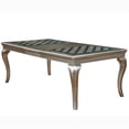 thumbnail image 1 of Pemberly Row Modern Wood Extendable Dining Table in Gold Champagne, 1 of 4