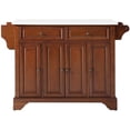 thumbnail image 1 of Pemberly Row Modern Wood Granite Top Kitchen Island in Cherry, 1 of 8