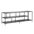 thumbnail image 1 of Pemberly Row Modern Wood/Metal TV Stand for TVs up to 70" in Black, 1 of 8