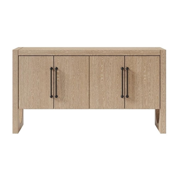 Pemberly Row Modern Wood Sideboard Dining Sideboard Fully Assembled ...