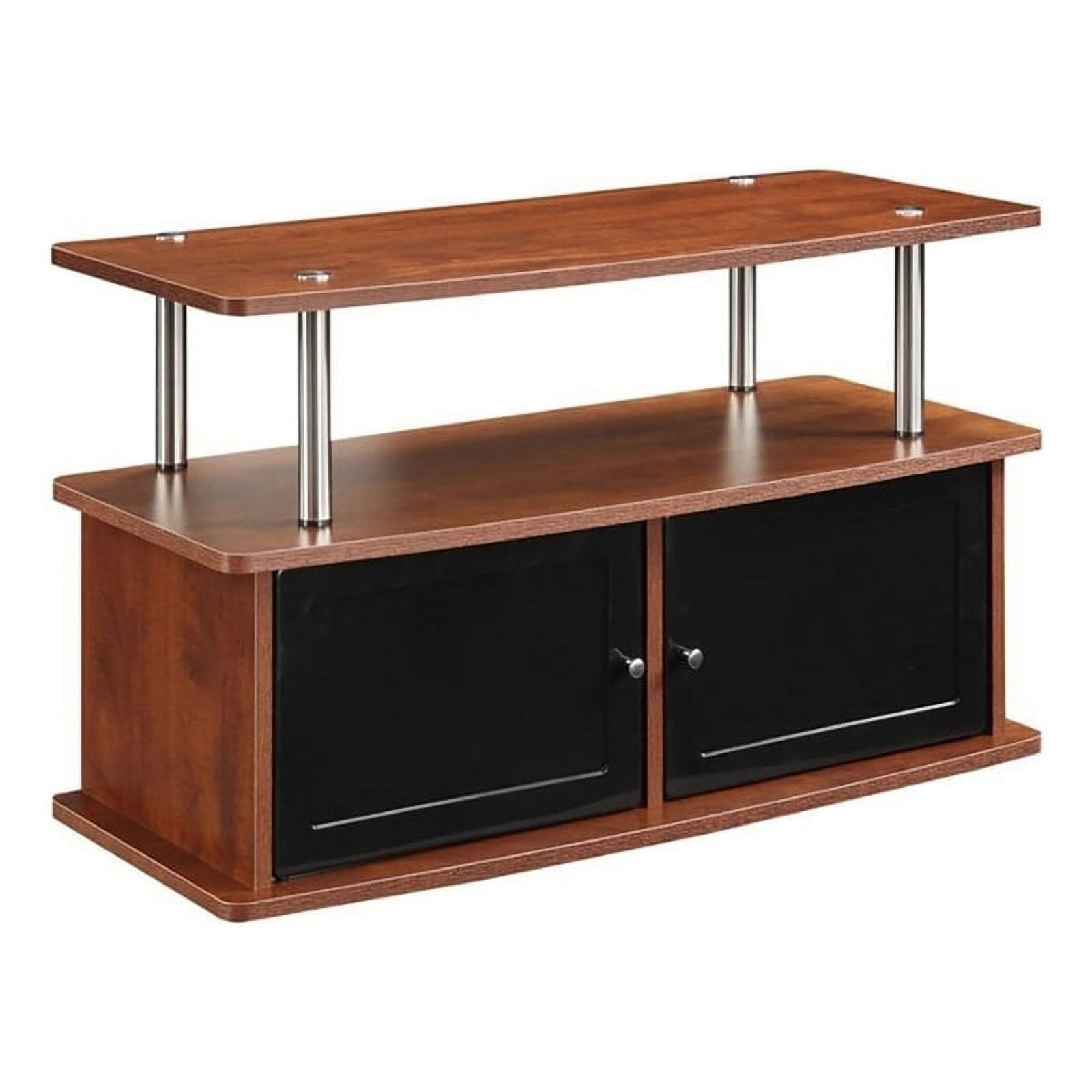 Pemberly Row Modern Wood TV Stand for TVs up to 36" in Cherry