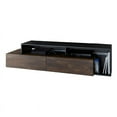 thumbnail image 1 of Pemberly Row Modern Wood TV Stand for TVs up to 72" in Truffle/Black, 1 of 7