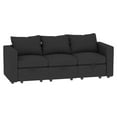thumbnail image 1 of Pemberly Row Modular 3-Seat Sofa with Wooden Frame Convertible Sectional Sofa, 1 of 4