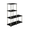 thumbnail image 1 of Pemberly Row Multi "L" Bookshelf in Black Wood Finish, 1 of 3