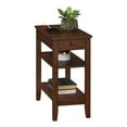 thumbnail image 1 of Pemberly Row One-Drawer End Table with Charging Station in Espresso Wood, 1 of 9