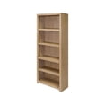 thumbnail image 1 of Pemberly Row Open Bookcase Office Storage Shelving Fully Assembled Light Brown, 1 of 9