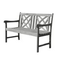 thumbnail image 1 of Pemberly Row Outdoor Bench in Natural, 1 of 3