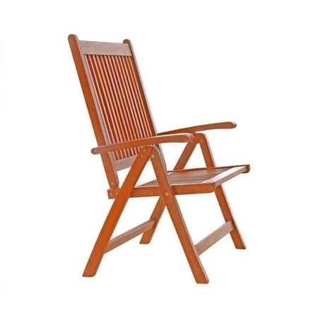 Pemberly Row Outdoor Five Position Reclining Chair