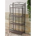 thumbnail image 1 of Pemberly Row Outdoor Iron Bakers Rack, 1 of 2