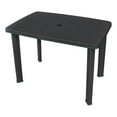 thumbnail image 1 of Pemberly Row Outdoor Standard Lightweight Plastic Table in Anthracite, 1 of 5