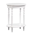thumbnail image 1 of Pemberly Row Oval End Table in White Wood Finish, 1 of 6