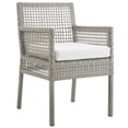 thumbnail image 1 of Pemberly Row  Patio Dining Arm Chair in Gray and White, 1 of 8