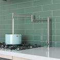 thumbnail image 1 of Pemberly Row Polished Stainless Steel Retractable Pot Filler Faucet, 1 of 6