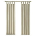 thumbnail image 1 of Pemberly Row Polyester Faux Silk Twisted Tab Panel in Champagne Gold, 1 of 11