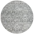 thumbnail image 1 of Pemberly Row Polyester Transitional Abstract Gray 5' Round Area Rug, 1 of 4