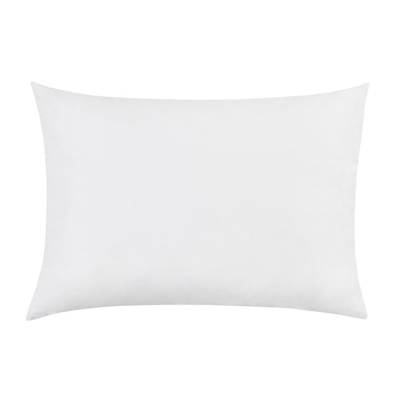 Pemberly Row Premium Down Alternative Filling Standard White Cotton Sham Insert
