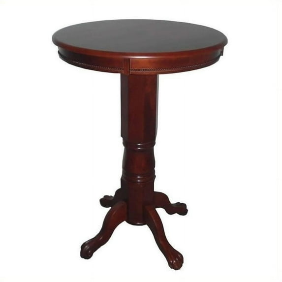 Pemberly Row Pub Table in LT. Dark Cherry