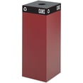 thumbnail image 1 of Pemberly Row Public Square Burgundy Recycling Receptacle Base, 1 of 1