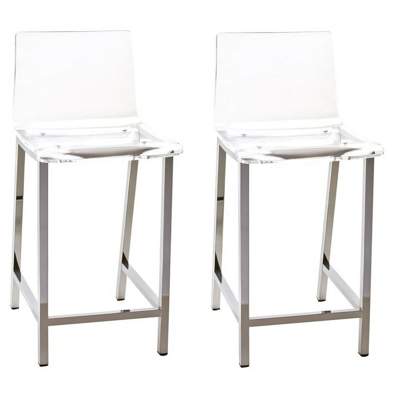 Clear acrylic counter stools sales