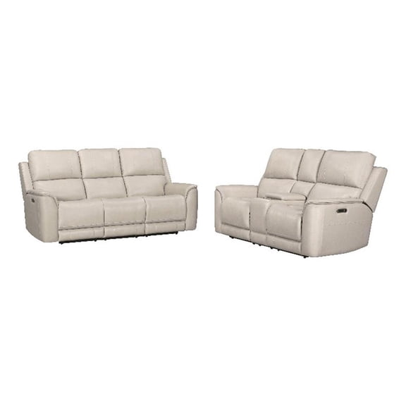 Pemberly Row Quartz Zero Gravity Power Reclining Sofa and Loveseat