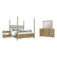 thumbnail image 1 of Pemberly Row Queen Poster Bed 2 Nightstands and Dresser with Mirror, 1 of 20