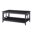 thumbnail image 1 of Pemberly Row Rectangular Coffee Table in Black Wood Finish, 1 of 5