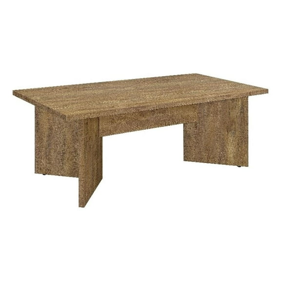 Pemberly Row Rectangular Engineered Wood Dining Table Mango Brown