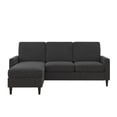 thumbnail image 1 of Pemberly Row Reversible Upholstered Sectional Sofa in Charcoal, 1 of 1
