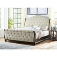 thumbnail image 1 of Pemberly Row Rhapsody Multi-step Molasses King Wood Sleigh Bed, 1 of 8