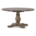 thumbnail image 1 of Pemberly Row Round Reclaimed Pine Dining Table in Weathered Brown, 1 of 7