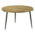 thumbnail image 1 of Pemberly Row Round Solid Wood Coffee Table in Natural and Black, 1 of 6