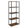 thumbnail image 1 of Pemberly Row SOLID ACACIA WOOD 30 inch Wide Bookcase - Rustic Natural Aged Brown, 1 of 8